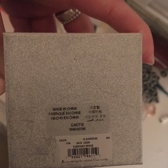 kate spade Everyday Spade Slider Bracelet gold/clear nwt - Picture 6 of 8